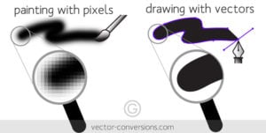 vector vs raster graphics